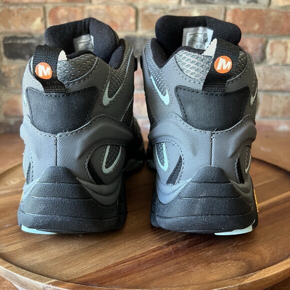 Merrell Womens Moab 2 Mid Gtx Hiking Boot Shoes Size 9.5 Gore Tex Sedona Sage - Picture 9 of 16